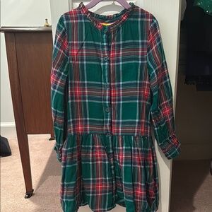 Boden Multicolor Plaid Dress